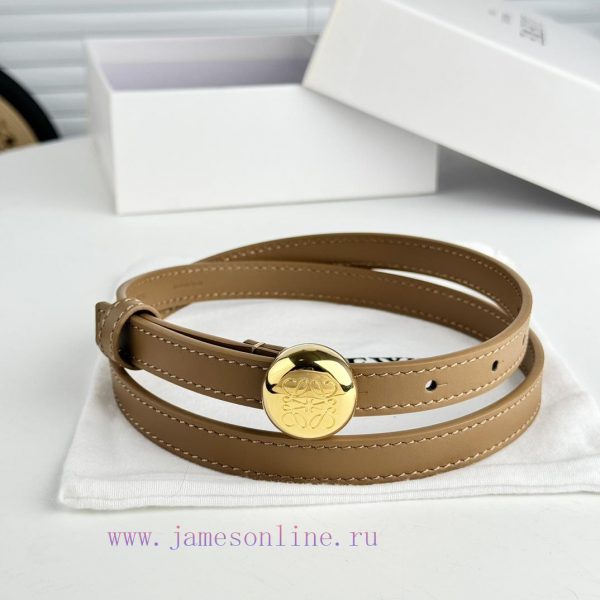 LOEWE pebble belt, niche and non collision style, can be worn on both skirts and pants, 1.5c rlj6zrg3 - Image 6