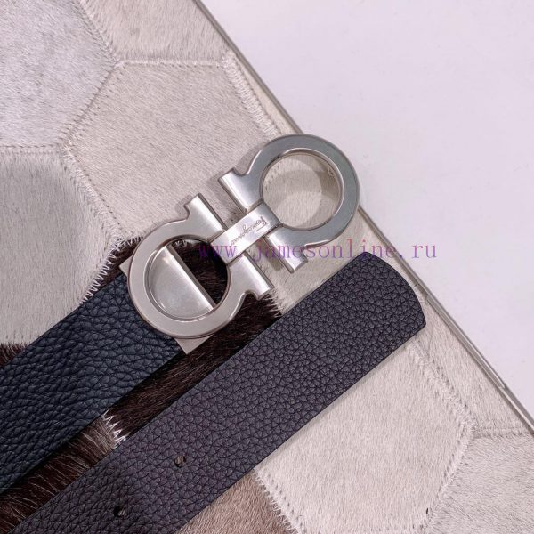 Salvatore Ferragamo 3.5cm Haute Couture Men's Belt, Choose to Pair with Double Headed Leathe qjtiorg8 - Image 4