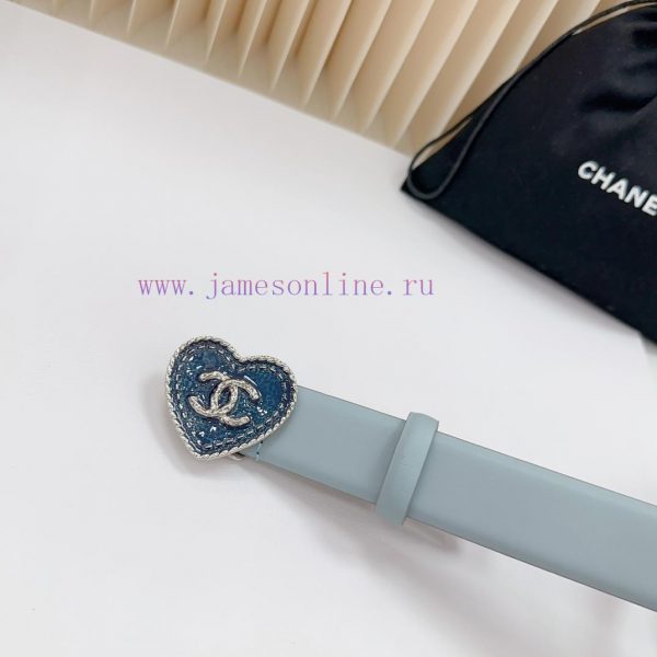 3.0cm Chanel new belt, double-sided top layer cowhide material, length. 758.80.85.90.95.100 8l6nkad4 - Image 7