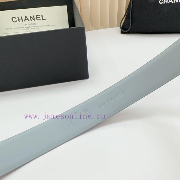 3.0cm Chanel new belt, double-sided top layer cowhide material, length. 758.80.85.90.95.100 8l6nkad4 - Image 8