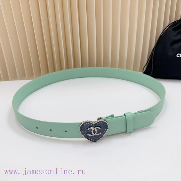 3.0cm Chanel new belt, double-sided top layer cowhide material, length. 758.80.85.90.95.100 feghc0k9 - Image 2