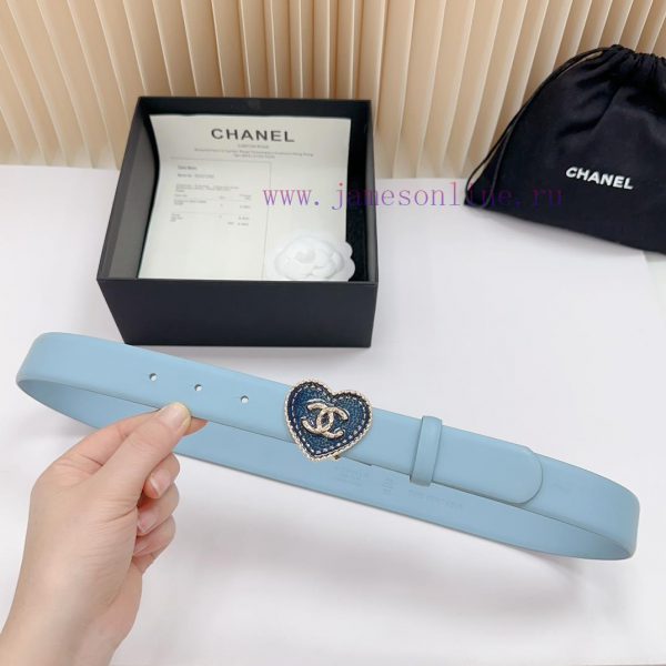 3.0cm Chanel new belt, double-sided top layer cowhide material, length. 758.80.85.90.95.100 20iqelaf - Image 4