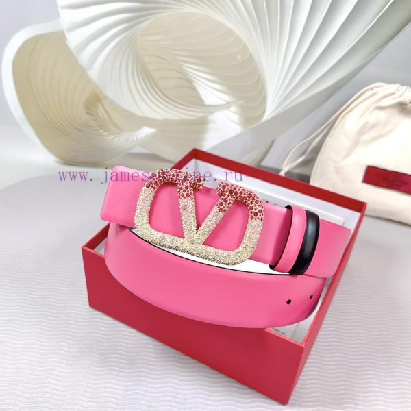 4.0cm Valentino new belt, double-sided top layer cowhide material, length 75.80.85.90.95.100 f7ebsm6g - Image 4