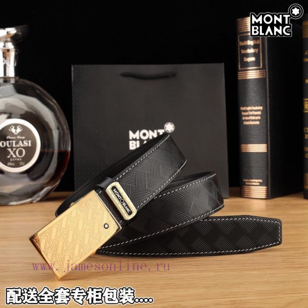 Complete setMontblancBuckle material: Two tone pure steel buckleThe front of the belt is mad bpzuohma - Image 4