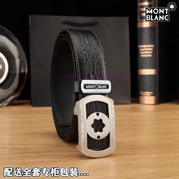 Complete setMontblancBuckle material: Two tone pure steel buckleThe front of the belt is mad lcekxikp