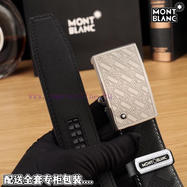 Complete setMontblancBuckle material: Two tone pure steel buckleThe front of the belt is mad bpzuohma - Image 8