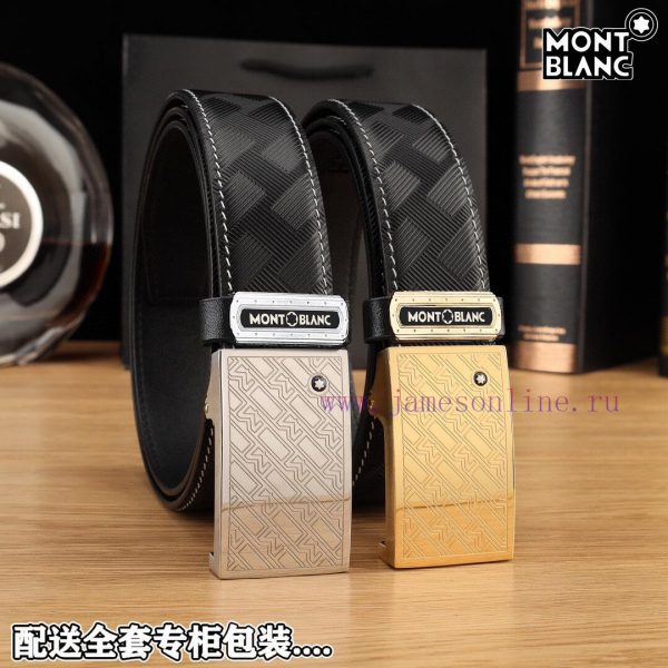 Complete setMontblancBuckle material: Two tone pure steel buckleThe front of the belt is mad bpzuohma - Image 10