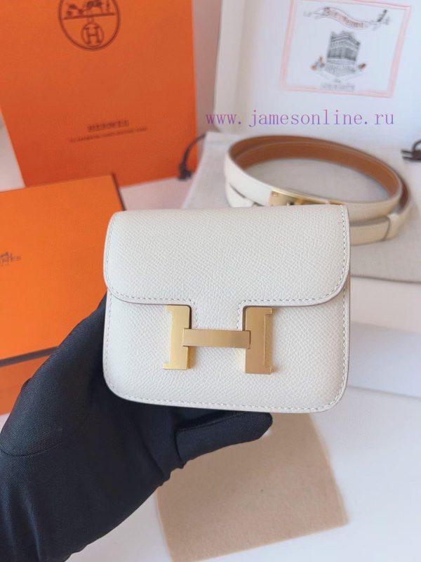 Reproduction versionImported original factory first layer cow beltKelly bag+belt, high-end m 9alwe97l - Image 4