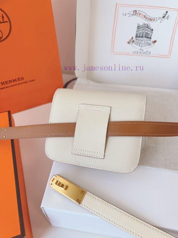 Reproduction versionImported original factory first layer cow beltKelly bag+belt, high-end m 9alwe97l - Image 10