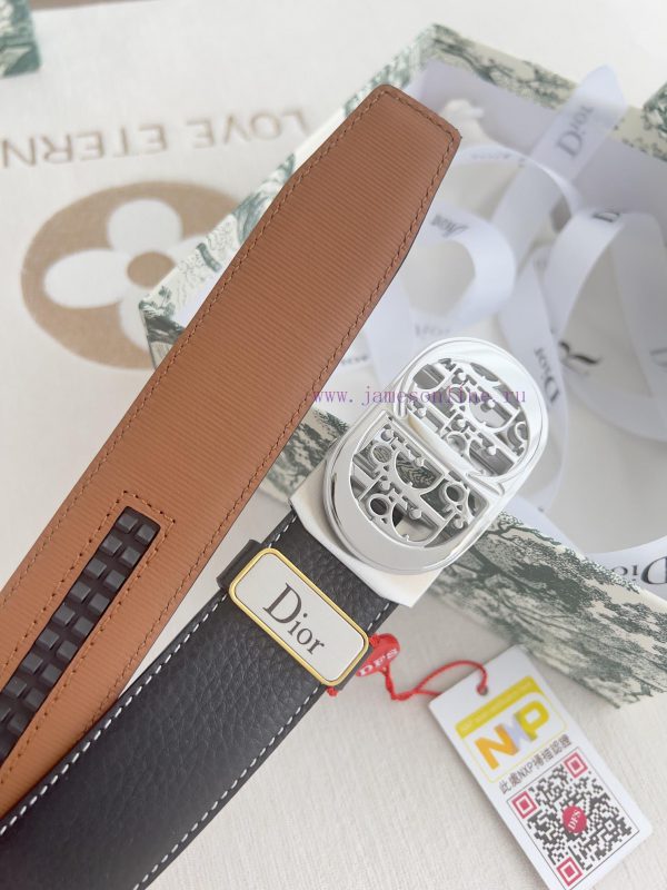Dior Dior Belt ️ Automatic BeltAutomatic buckle, made of pure steel material, equipped with 3j00l0dv - Image 9