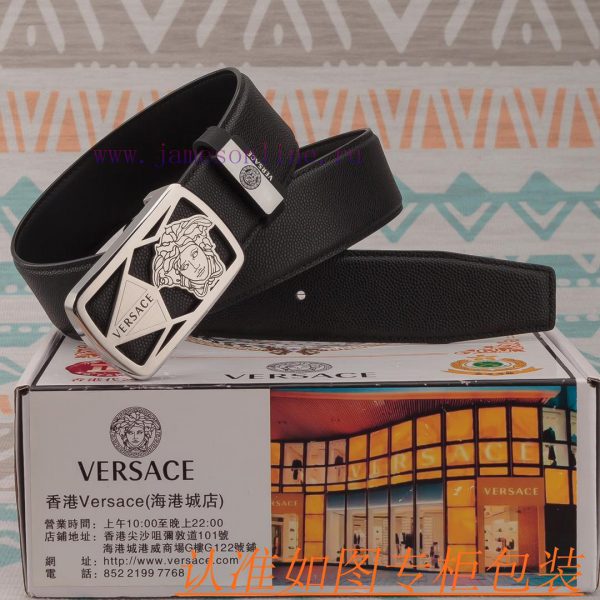 Belt belt Versace cowhide beltMen's belt material: 100% head layer cowhide belt, guaranteed bs931zlc