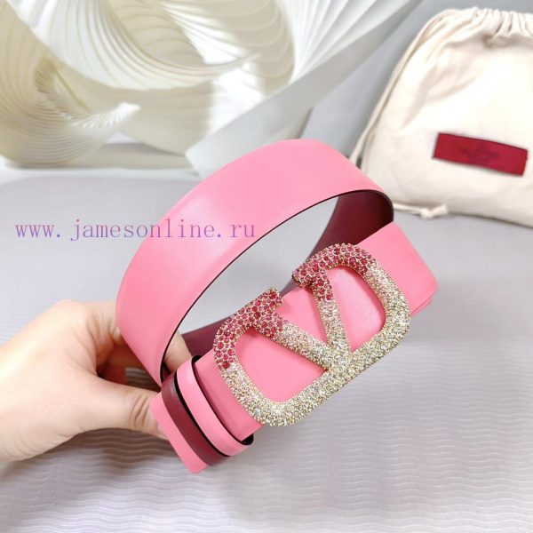 4.0cm Valentino new belt, double-sided top layer cowhide material, length 75.80.85.90.95.100 9s4fi4jo - Image 4