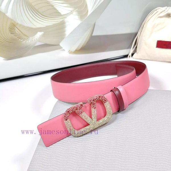 4.0cm Valentino new belt, double-sided top layer cowhide material, length 75.80.85.90.95.100 9s4fi4jo - Image 7