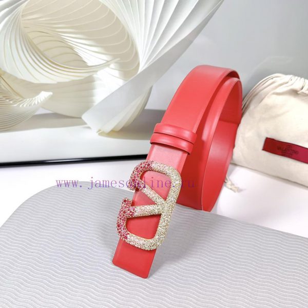 4.0cm Valentino new belt, double-sided top layer cowhide material, length 75.80.85.90.95.100 n8hlbx9y - Image 3