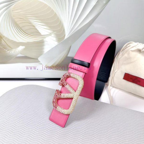 4.0cm Valentino new belt, double-sided top layer cowhide material, length 75.80.85.90.95.100 lu9wpbic - Image 3