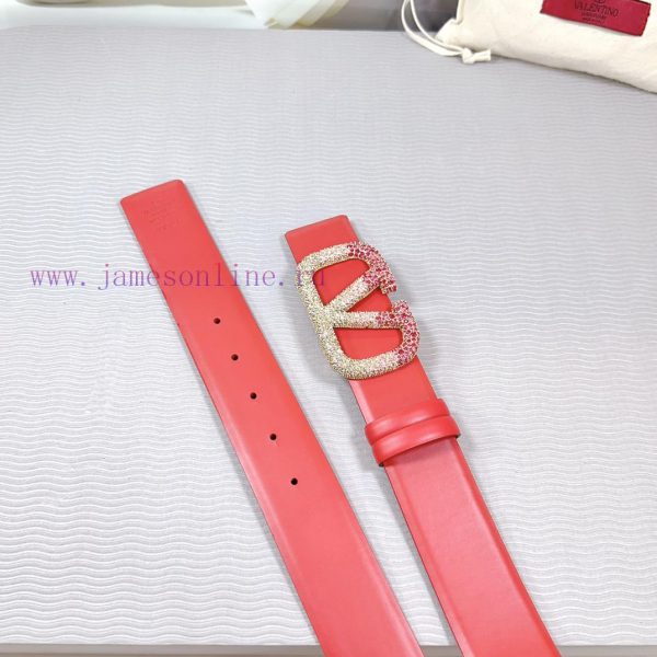 4.0cm Valentino new belt, double-sided top layer cowhide material, length 75.80.85.90.95.100 n8hlbx9y - Image 8