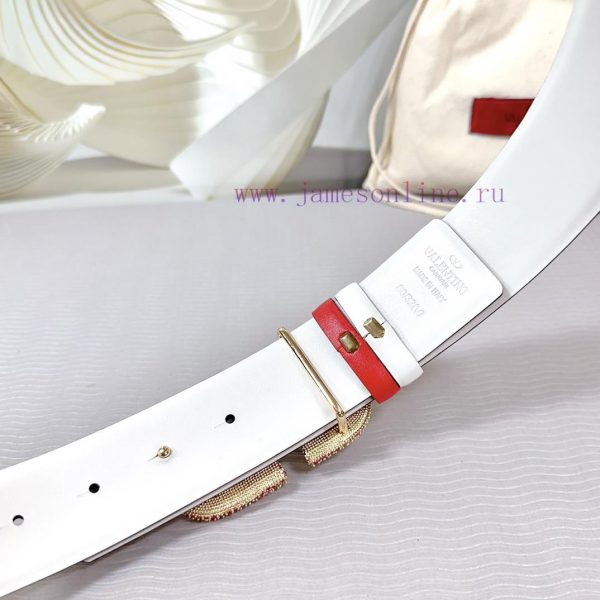 4.0cm Valentino new belt, double-sided top layer cowhide material, length 75.80.85.90.95.100 upc9iugt - Image 10