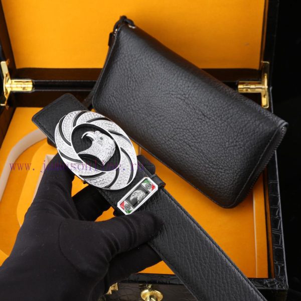 MADE IN ITALYWooden box with accompanying picturesStephen @ Belt+Wallet SetBuckle material: wx0t5qj2 - Image 9
