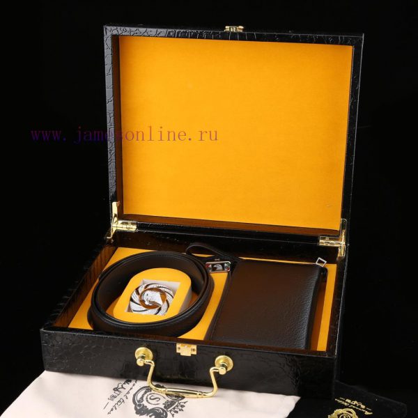 MADE IN ITALYWooden box with accompanying picturesStephen @ Belt+Wallet SetBuckle material: wx0t5qj2 - Image 10
