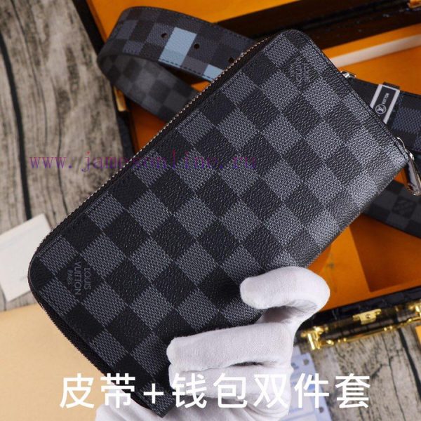 LV. Yilu Weideng Double Piece SetWooden box, belt+wallet, two-piece setGrade: Italian import 7gk7l9kl - Image 8