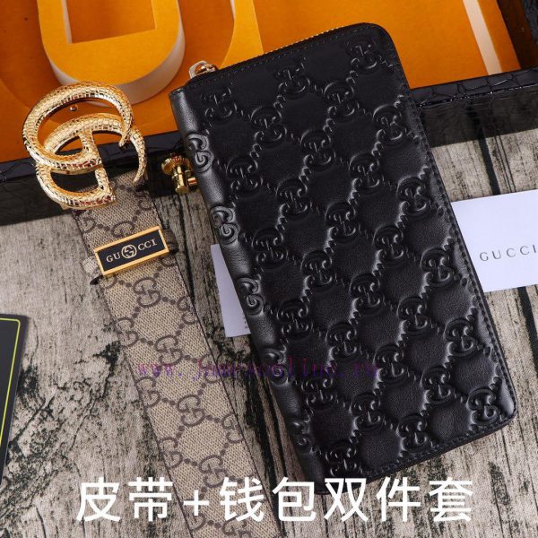Gucci. Gucci two-piece setWooden box, belt+wallet, two-piece setGrade: Italian imported 100% h8gnrdqt