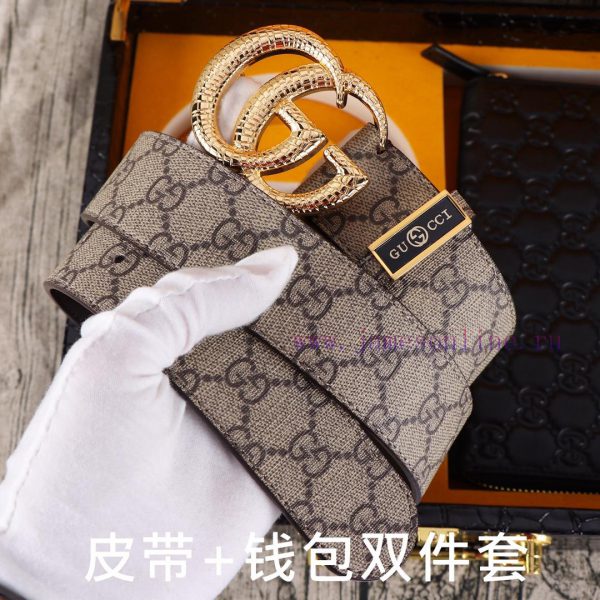 Gucci. Gucci two-piece setWooden box, belt+wallet, two-piece setGrade: Italian imported 100% h8gnrdqt - Image 3