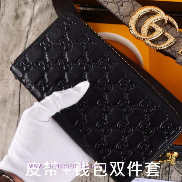 Gucci. Gucci two-piece setWooden box, belt+wallet, two-piece setGrade: Italian imported 100% h8gnrdqt - Image 7