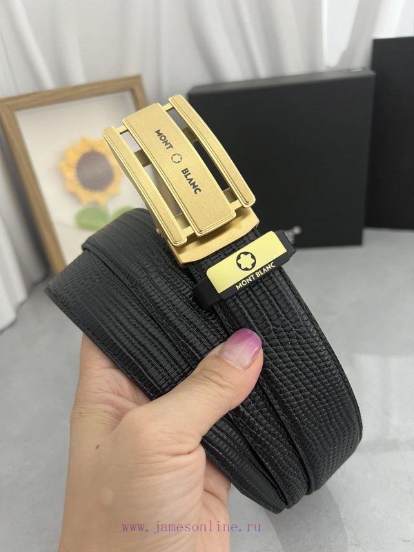 Montblanc Automatic BeltMaterial: Leather Belt with 100% Head Layer. The leather belt is gua fi2kpdbw
