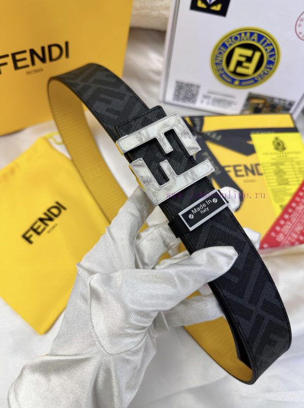 Belt FENDI Fendi ReproductionThe waistband is made of 100% cowhide, ensuring genuine leather x4zwomcn - Image 5