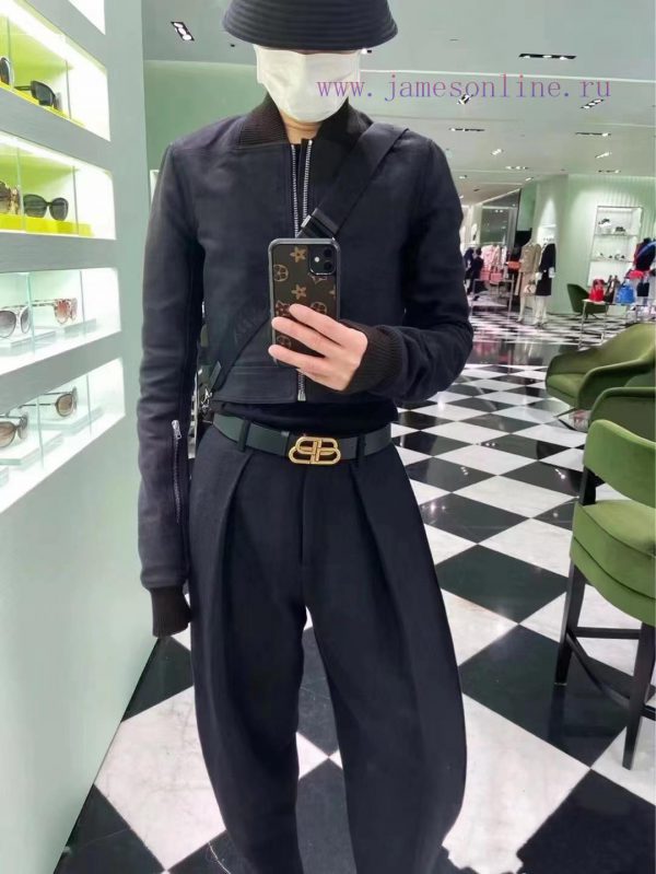 [Balenciaga] 3.8cm BB belt, available in multiple sizes to meet the needs of girls with diff dssaeyxy - Image 6