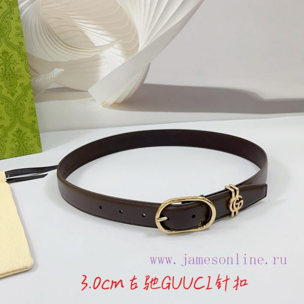 3.0cm Gucci belt, double-sided top layer cowhide, length. 758.80.85.90.95.100.105 euros, wit ds9dzqbm