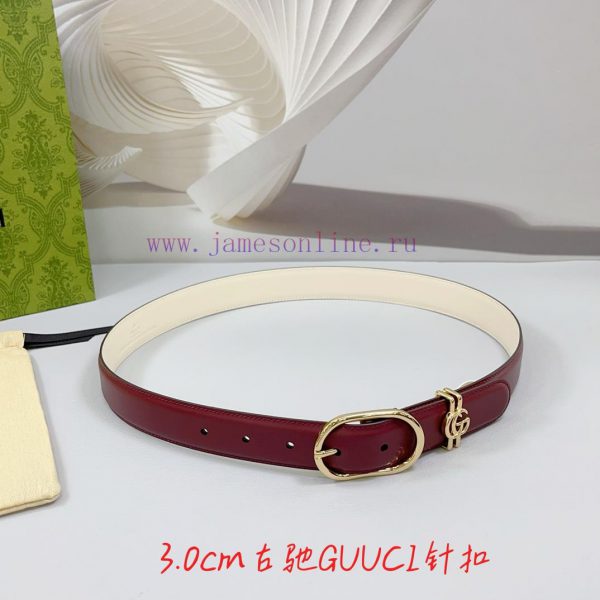 3.0cm Gucci belt, double-sided top layer cowhide, length. 758.80.85.90.95.100.105 euros, wit a5639pwu