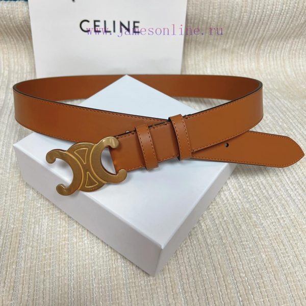 Celine has launched a new men's 3.5cm waist belt with a double-sided calf leather top layer f4h6decg