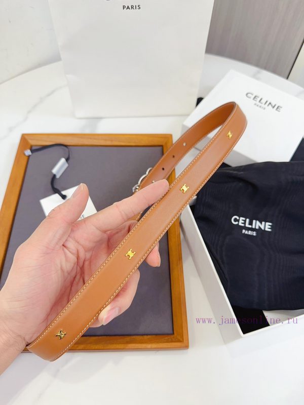 Celine has upgraded its materials with genuine IP plated steel buckles measuring 2.5 centime ke6b9142 - Image 8