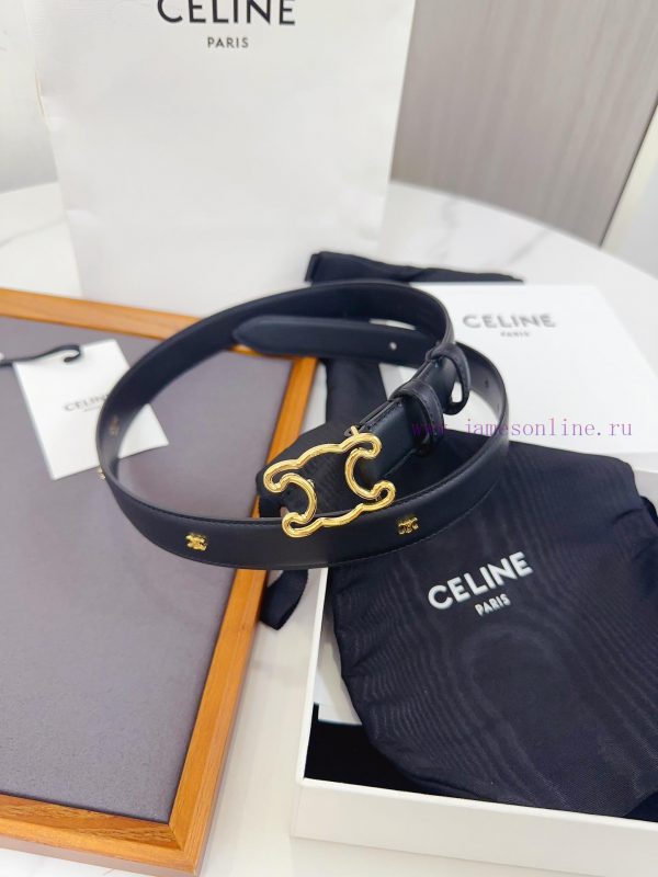 Celine has upgraded its materials with genuine IP plated steel buckles measuring 2.5 centime kjma6j7y - Image 3