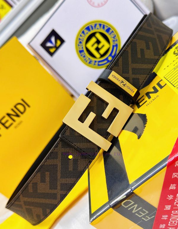 Belt FENDI Fendi ReproductionBelt made of 100% imported top layer cowhide, ensuring genuine nwkxp1l9 - Image 7