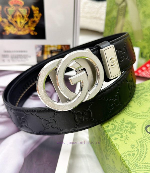 Belt Gucci Gucci automatic buckle-Belt replica Gucci The automatic belt series is made of 10 qvwvbeyg - Image 3