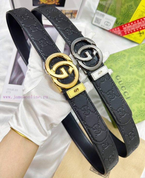 Belt Gucci Gucci automatic buckle-Belt replica Gucci The automatic belt series is made of 10 jt0z9iwt - Image 10