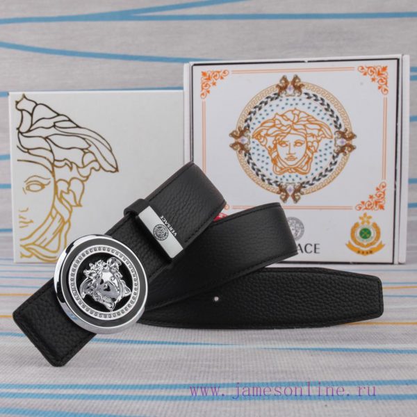 Belt belt Versace cowhide beltMen's belt material: 100% head layer cowhide belt, guaranteed fh4ziu6a
