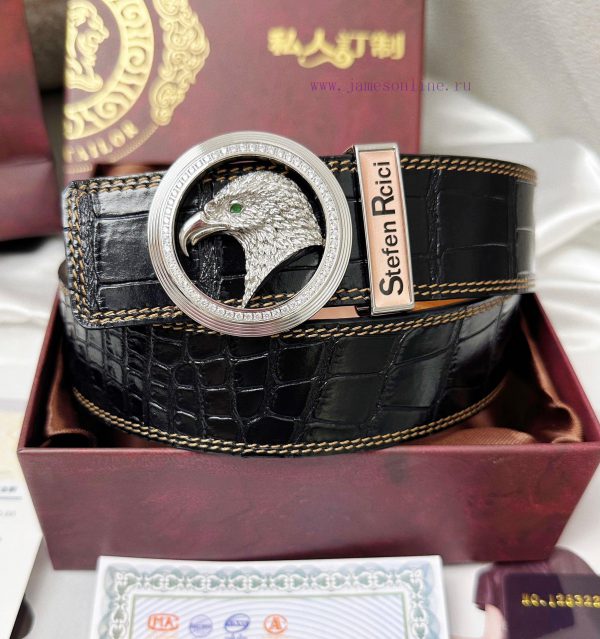 Belt Stefen Rcici Nitz set with diamondsBelt replica Private customized high-end supply vers 2cb0rccp