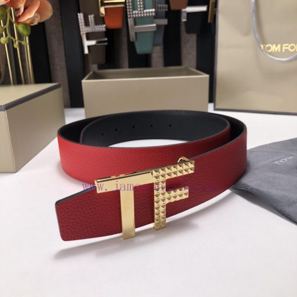 Tomford's latest popular double-sided top layer butter with original box and 3.8-wide new mo kvg38lnd - Image 3
