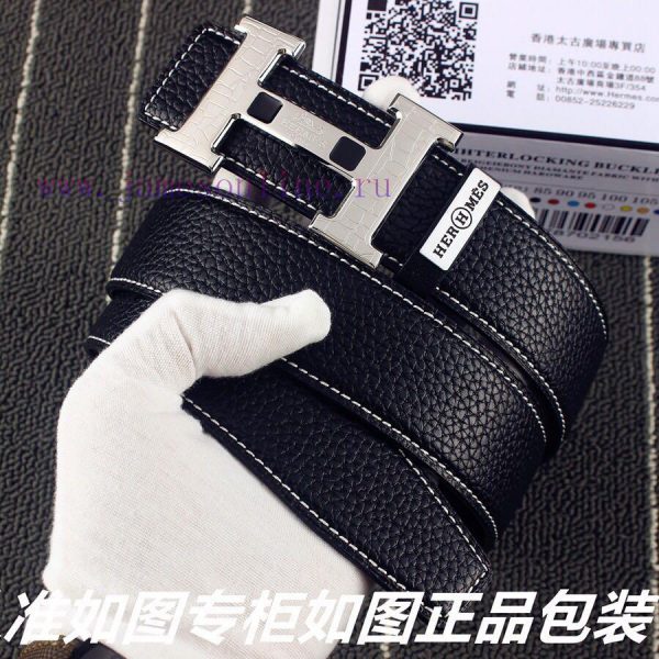 Hermes Her..mesIdentify and receive a punch as a giftMaterial: 100% top layer cowhide belt, 18tmoqb5 - Image 3