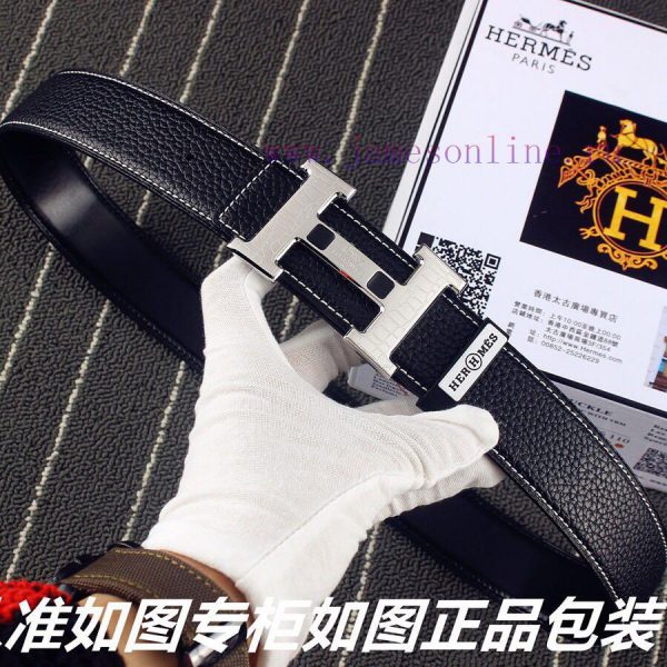 Hermes Her..mesIdentify and receive a punch as a giftMaterial: 100% top layer cowhide belt, 18tmoqb5 - Image 4