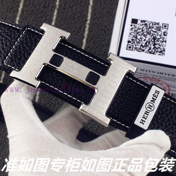 Hermes Her..mesIdentify and receive a punch as a giftMaterial: 100% top layer cowhide belt, 18tmoqb5 - Image 6