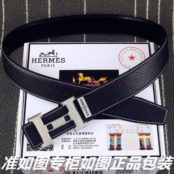Hermes Her..mesIdentify and receive a punch as a giftMaterial: 100% top layer cowhide belt, 18tmoqb5 - Image 7