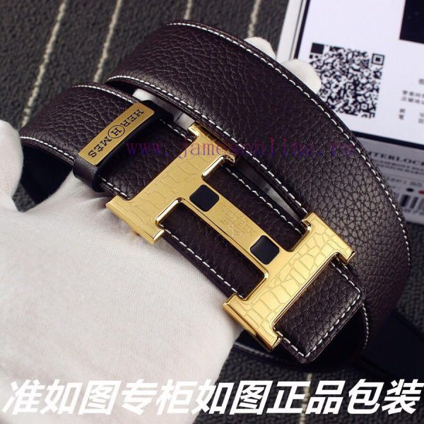 Hermes Her..mesIdentify and receive a punch as a giftMaterial: 100% top layer cowhide belt, 0kedh49f - Image 8
