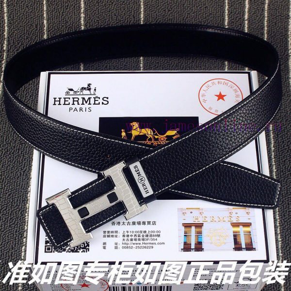 Hermes Her..mesIdentify and receive a punch as a giftMaterial: 100% top layer cowhide belt, 0kedh49f - Image 9