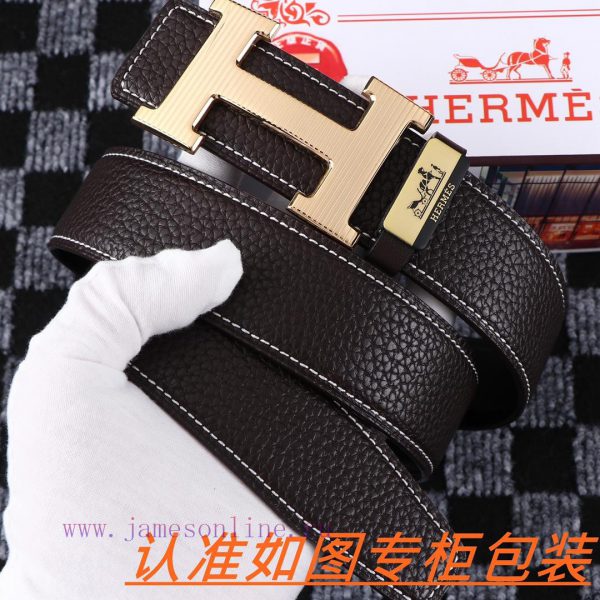 Men's belt HermesMen's leather belt is made of 100% head layer cowhide, ensuring that the 24 qtcacjka