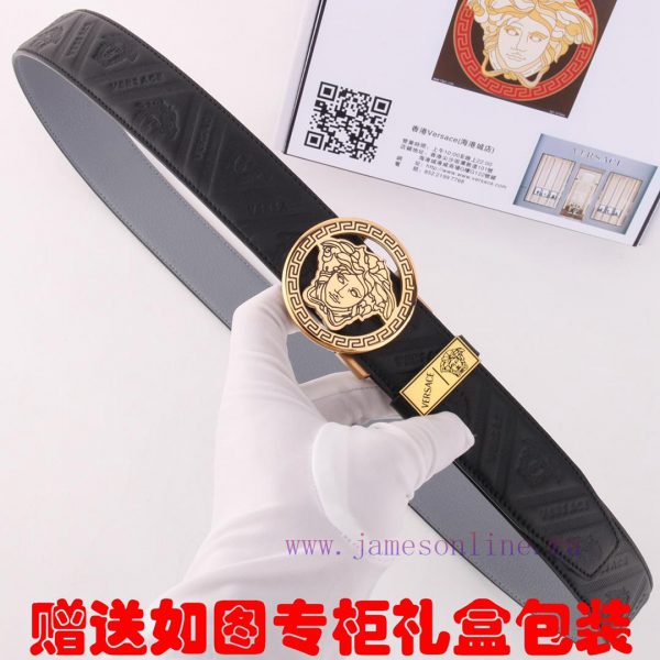 Belt Versace VERSACE ️ Automatic deductionBelt made of 100% imported original cowhide, autom 3dobl9dr - Image 4