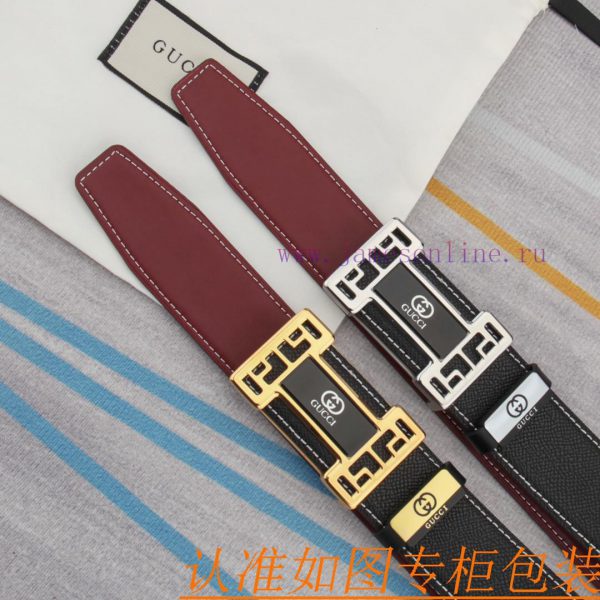 The original leather belt from GucciMen's belt material: 100% head layer cowhide belt, guara 5y4sx2w1
